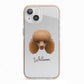 Toy Poodle Personalised iPhone 13 TPU Impact Case with Pink Edges