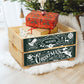 Traditional Personalised Christmas Eve Crate Box in Cosy room