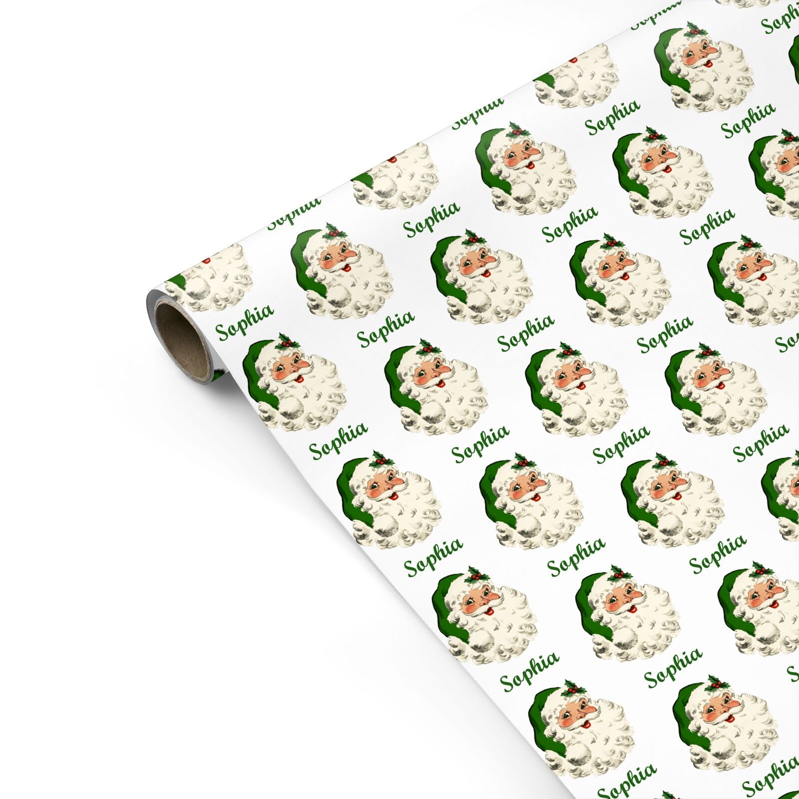 Traditional Santa Personalised Personalised Gift Wrap