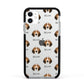 Trailhound Icon with Name Apple iPhone 11 in White with Black Impact Case
