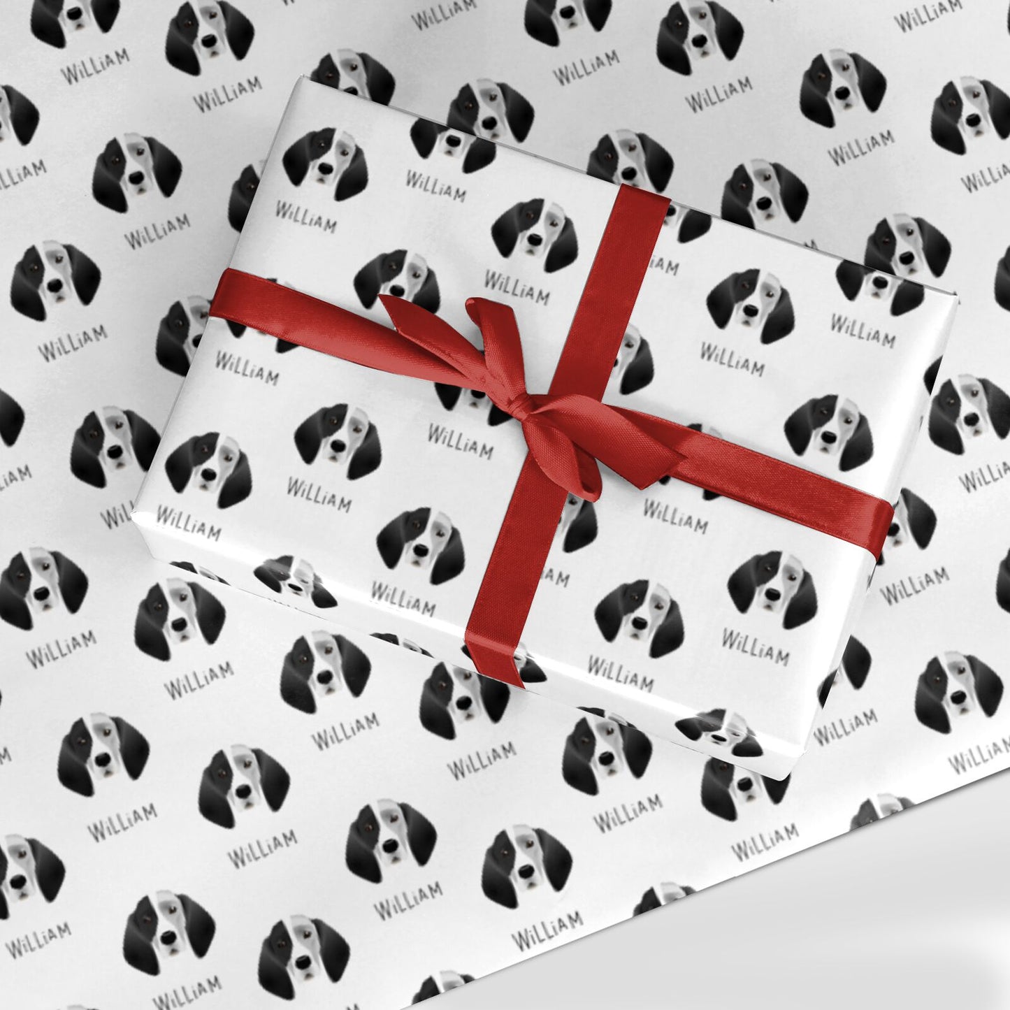 Trailhound Icon with Name Custom Wrapping Paper
