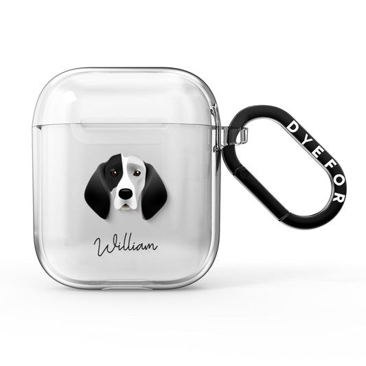 Trailhound Personalised AirPods Clear Case