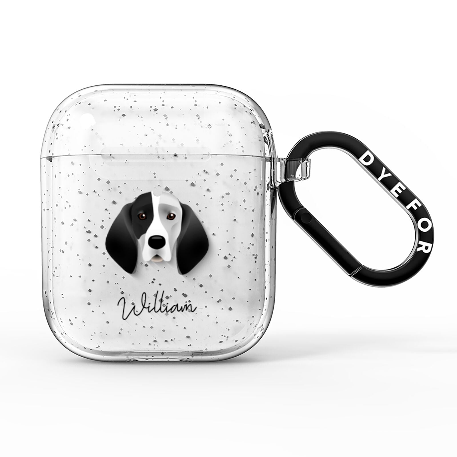 Trailhound Personalised AirPods Glitter Case