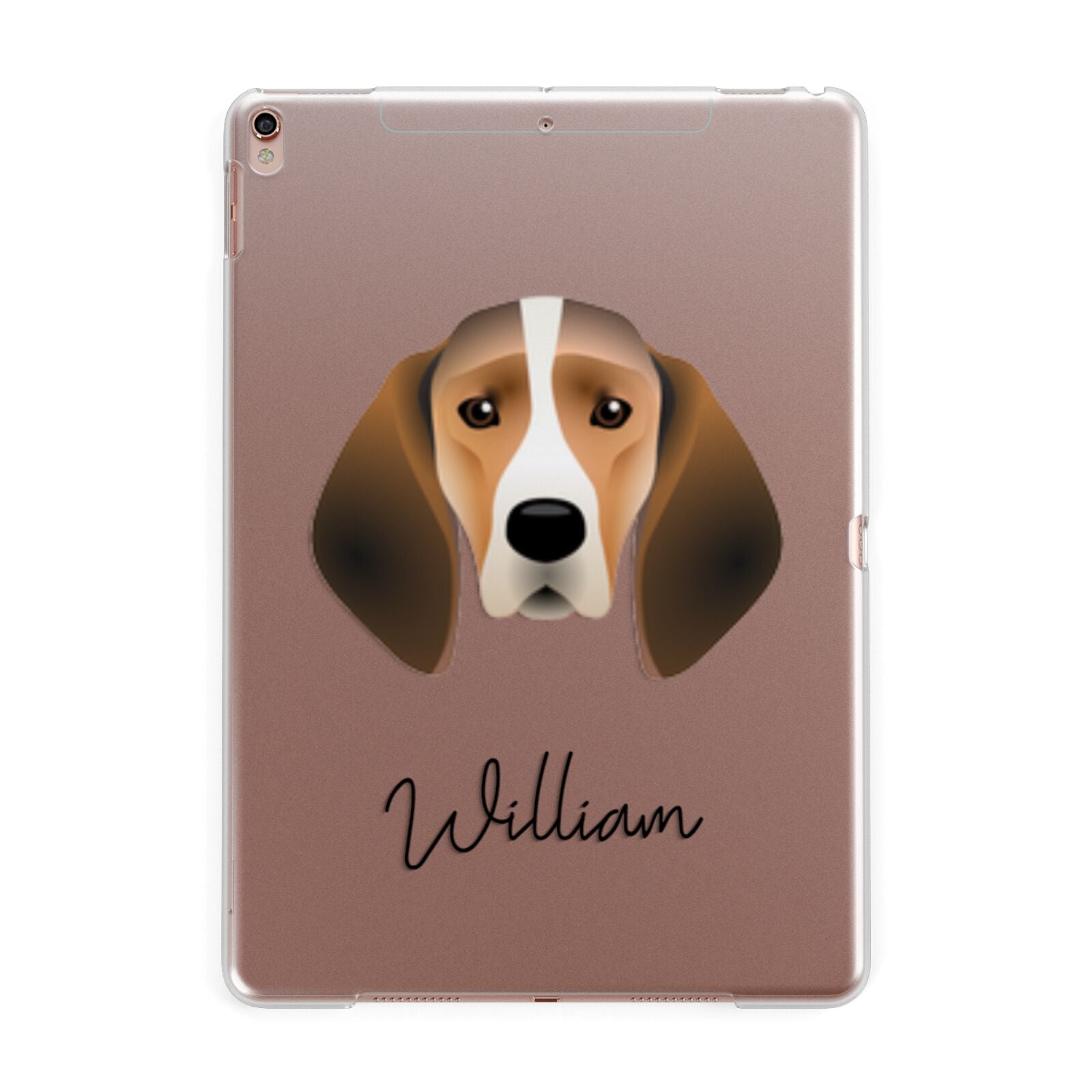 Trailhound Personalised Apple iPad Rose Gold Case