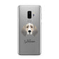 Trailhound Personalised Samsung Galaxy S9 Plus Case on Silver phone