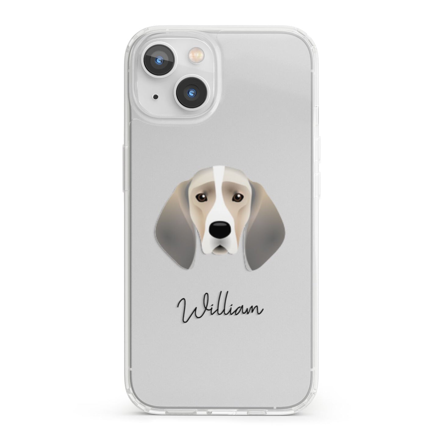 Trailhound Personalised iPhone 13 Clear Bumper Case