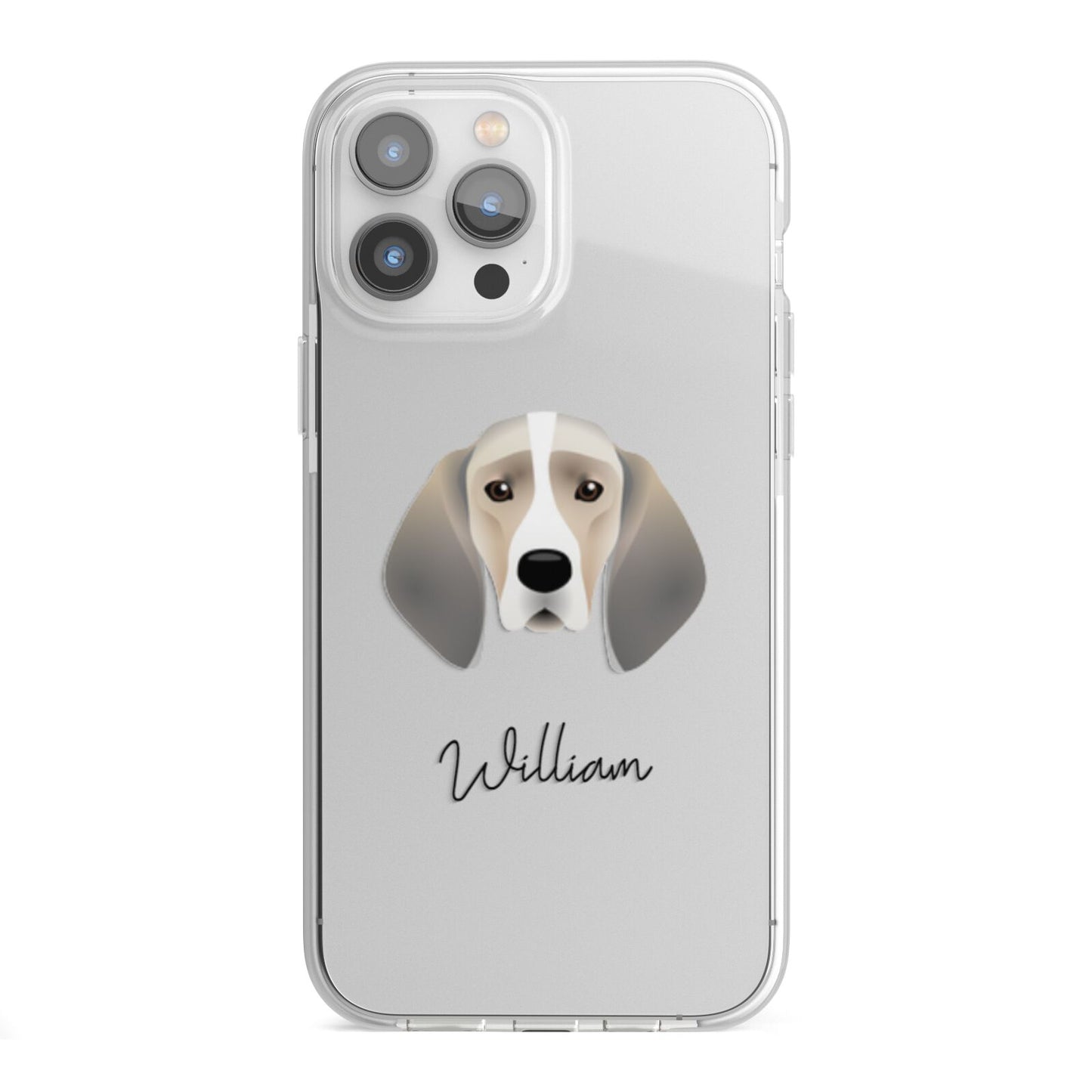 Trailhound Personalised iPhone 13 Pro Max TPU Impact Case with White Edges