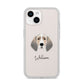 Trailhound Personalised iPhone 14 Clear Tough Case Starlight