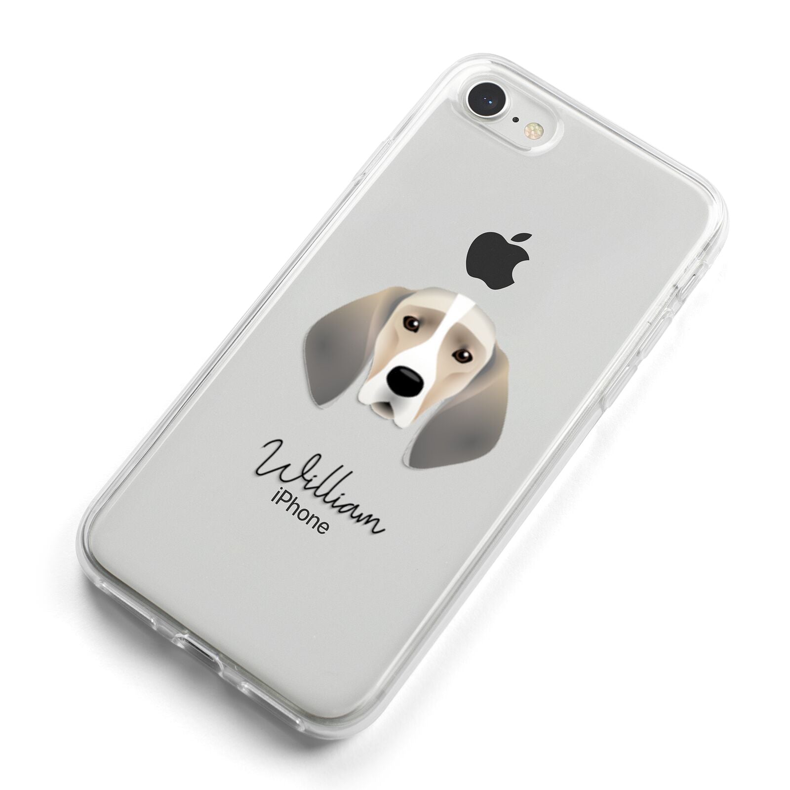 Trailhound Personalised iPhone 8 Bumper Case on Silver iPhone Alternative Image
