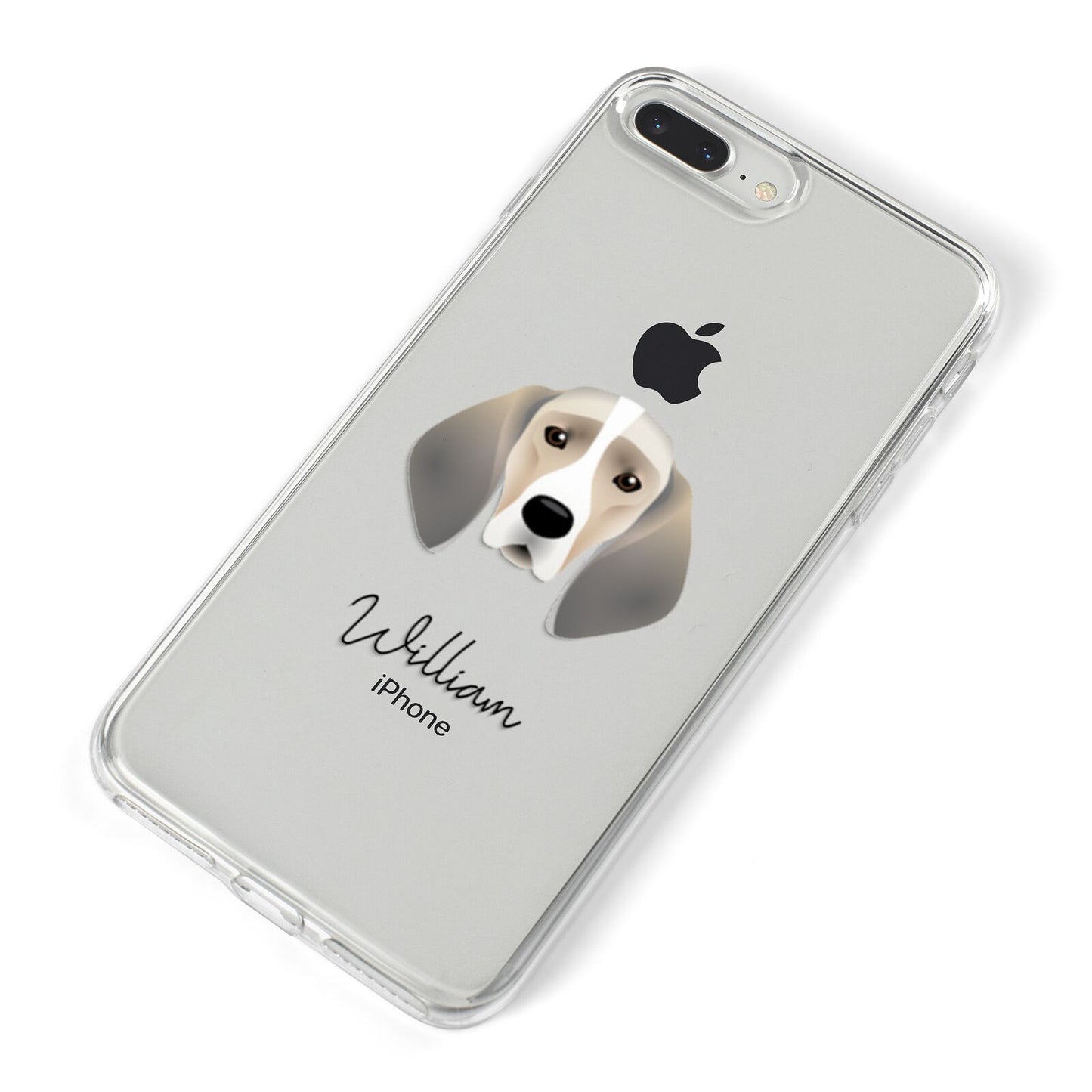 Trailhound Personalised iPhone 8 Plus Bumper Case on Silver iPhone Alternative Image