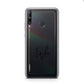 Transparent Black Handwritten Name Huawei P40 Lite E Phone Case