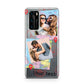 Travel Photo Montage Upload with Text Huawei P40 Phone Case