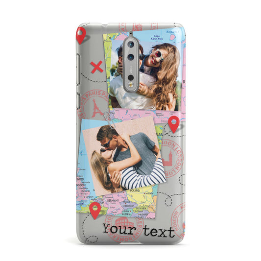 Travel Photo Montage Upload with Text Nokia Case