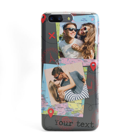 Travel Photo Montage Upload with Text OnePlus Case