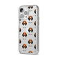 Treeing Walker Coonhound Icon with Name iPhone 14 Pro Max Clear Tough Case Silver Angled Image