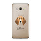 Treeing Walker Coonhound Personalised Samsung Galaxy J7 2016 Case on gold phone