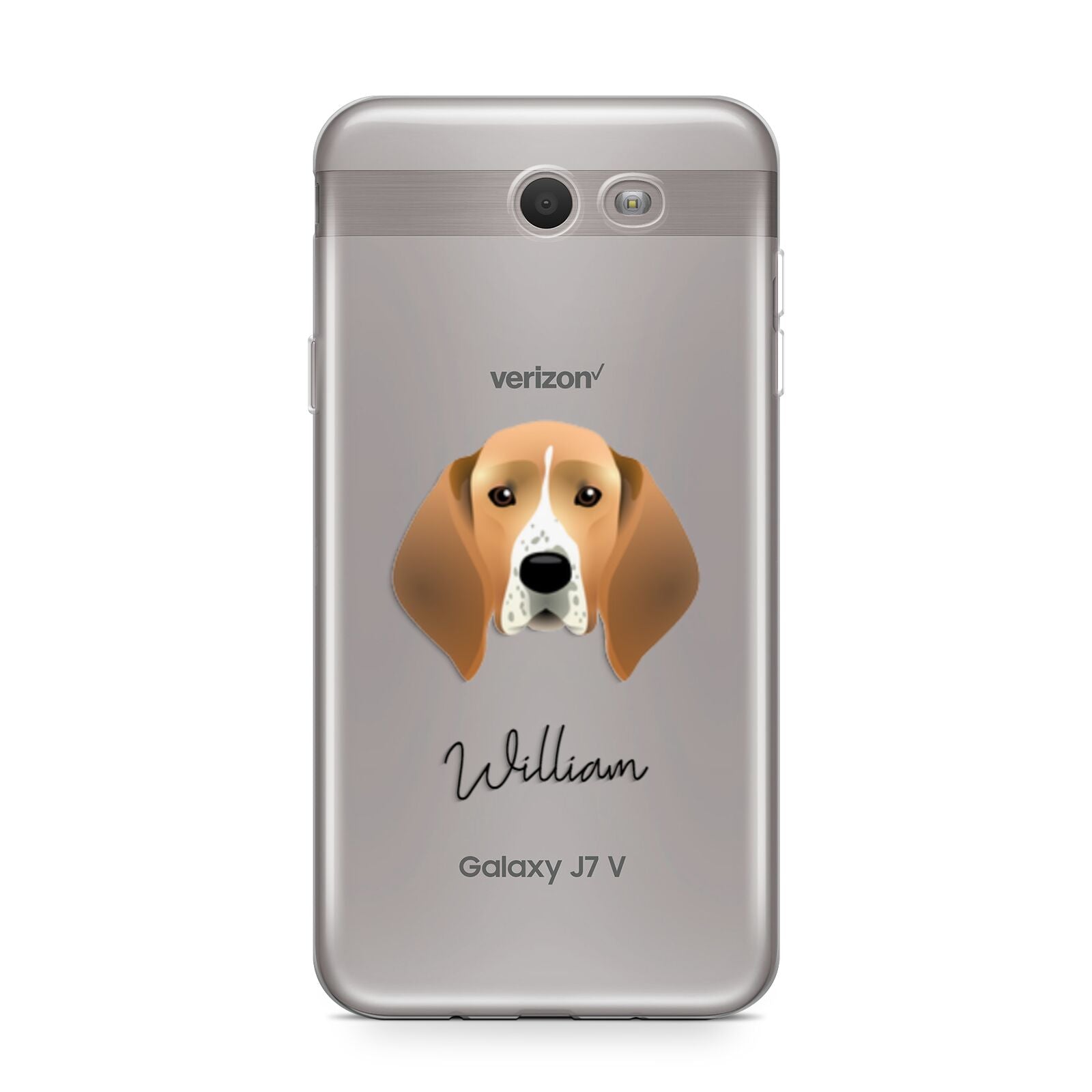 Treeing Walker Coonhound Personalised Samsung Galaxy J7 2017 Case