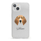 Treeing Walker Coonhound Personalised iPhone 13 Clear Bumper Case