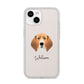 Treeing Walker Coonhound Personalised iPhone 14 Clear Tough Case Starlight