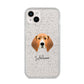 Treeing Walker Coonhound Personalised iPhone 14 Plus Glitter Tough Case Starlight