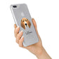 Treeing Walker Coonhound Personalised iPhone 7 Plus Bumper Case on Silver iPhone Alternative Image