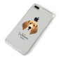 Treeing Walker Coonhound Personalised iPhone 8 Plus Bumper Case on Silver iPhone Alternative Image