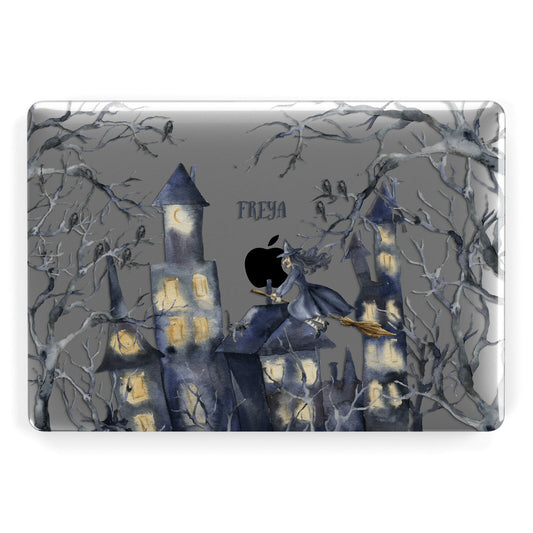 Treetop Halloween Witch Apple MacBook Case
