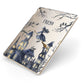 Treetop Halloween Witch Apple iPad Case on Gold iPad Side View