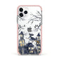 Treetop Halloween Witch Apple iPhone 11 Pro in Silver with Pink Impact Case