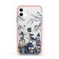 Treetop Halloween Witch Apple iPhone 11 in White with Pink Impact Case