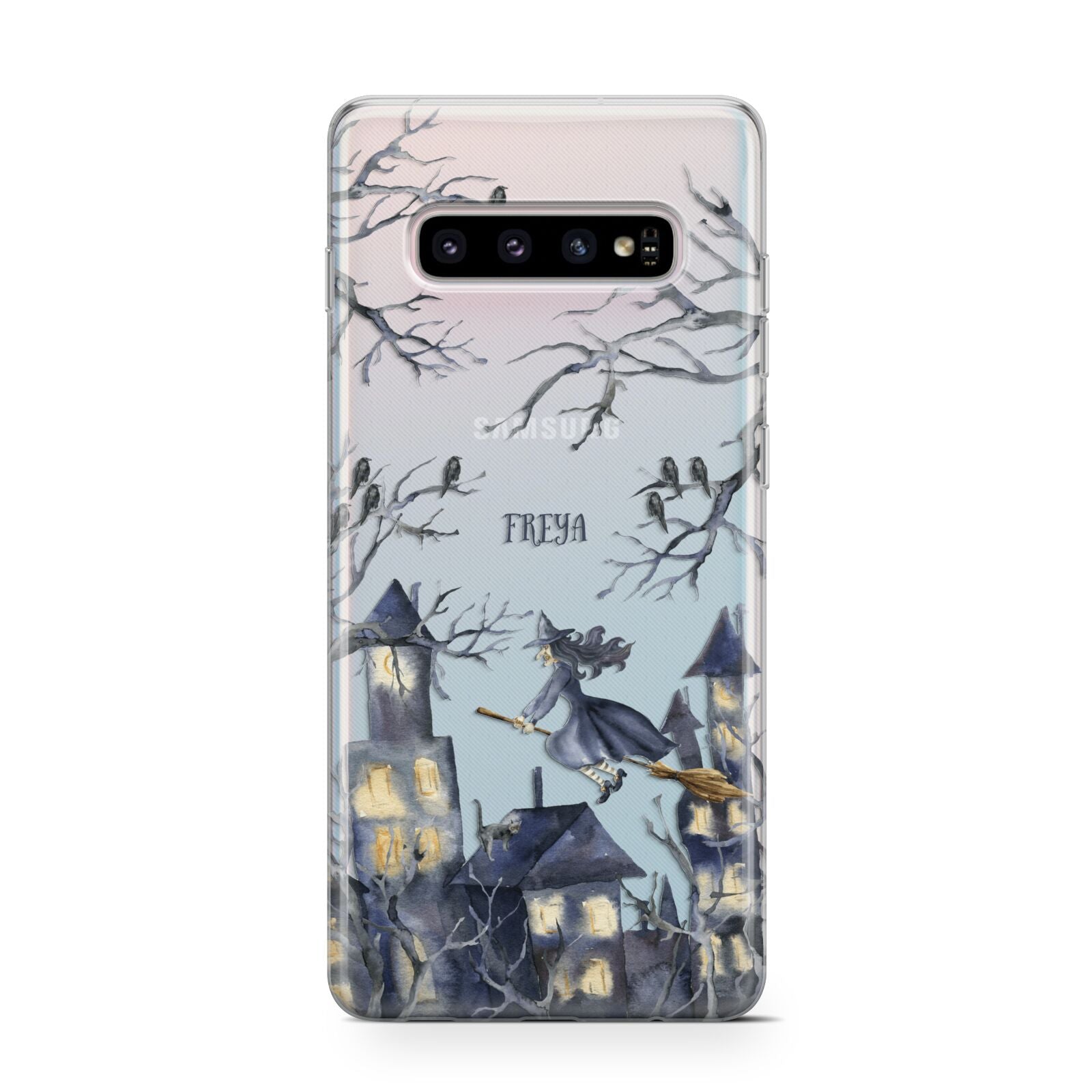 Treetop Halloween Witch Samsung Galaxy S10 Case