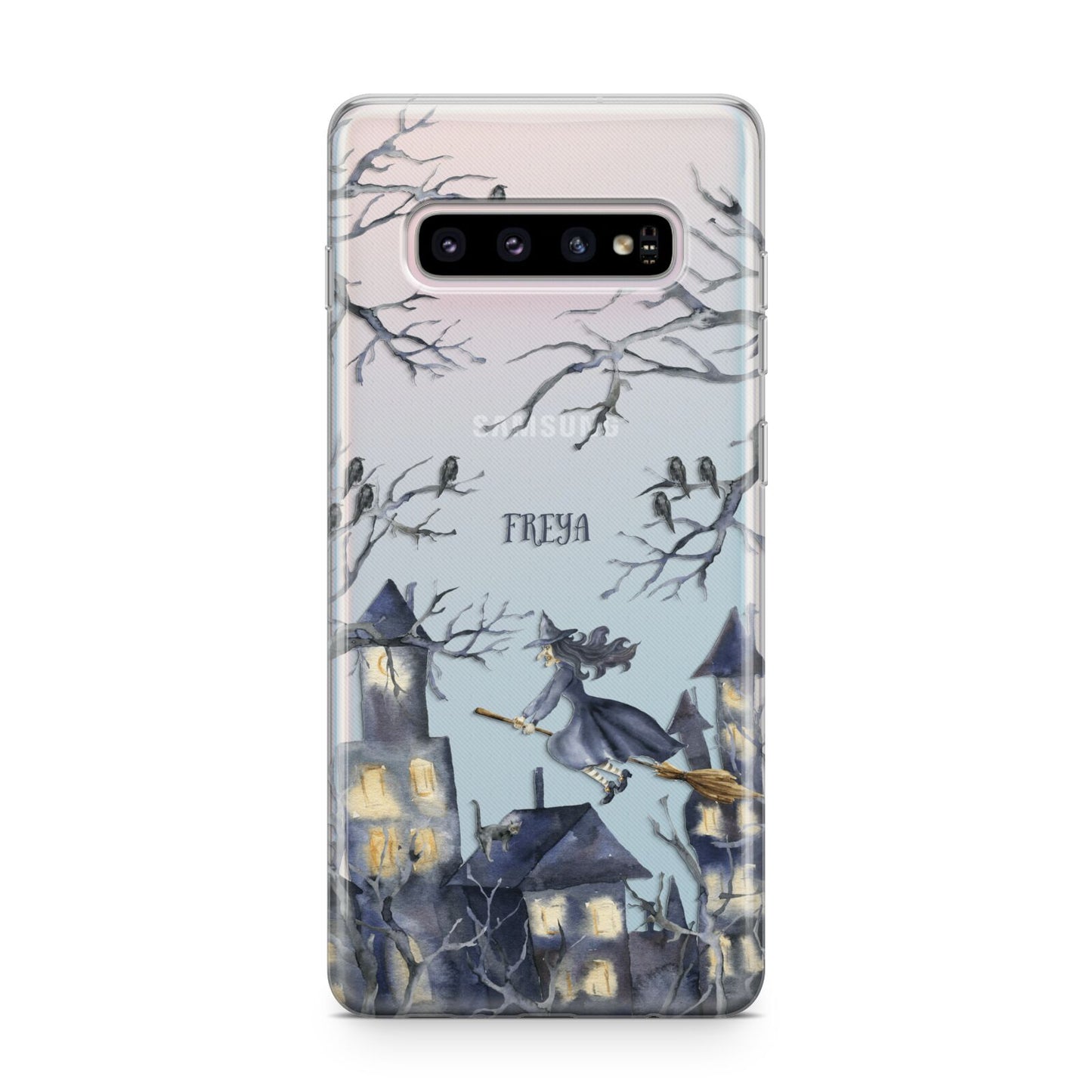 Treetop Halloween Witch Samsung Galaxy S10 Plus Case