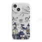 Treetop Halloween Witch iPhone 13 Mini Clear Bumper Case