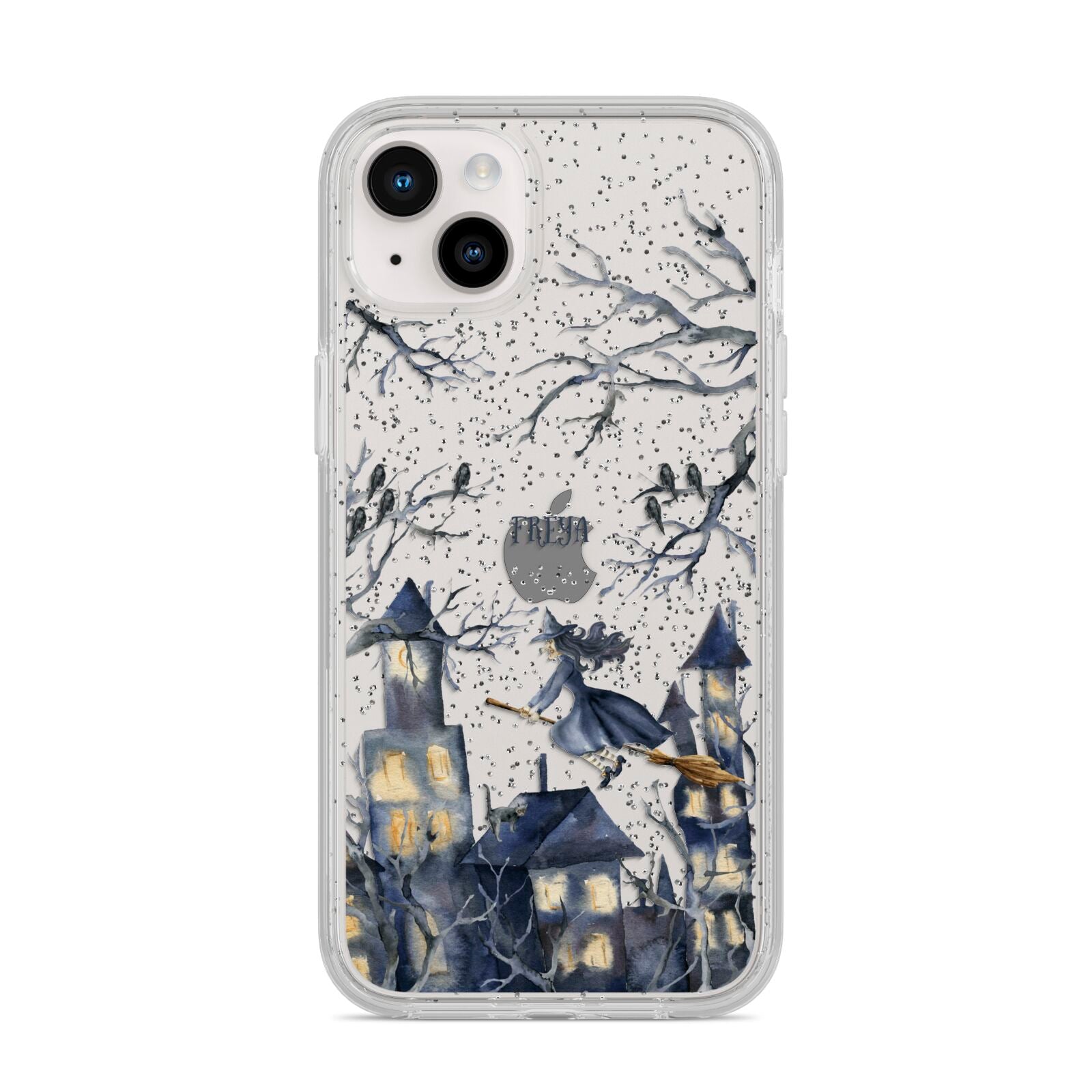 Treetop Halloween Witch iPhone 14 Plus Glitter Tough Case Starlight