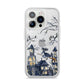 Treetop Halloween Witch iPhone 14 Pro Clear Tough Case Silver