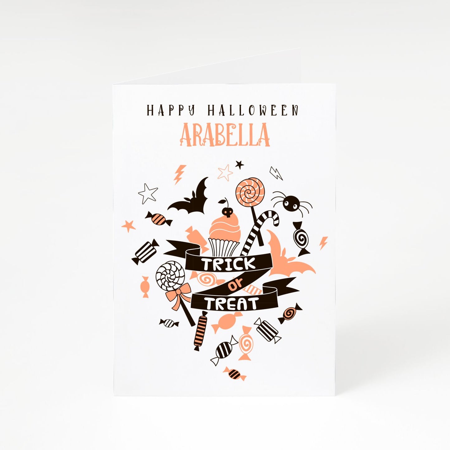 Trick or Treat A5 Greetings Card