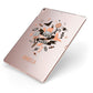 Trick or Treat Apple iPad Case on Rose Gold iPad Side View