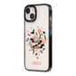 Trick or Treat iPhone 13 Black Impact Case Side Angle on Silver phone