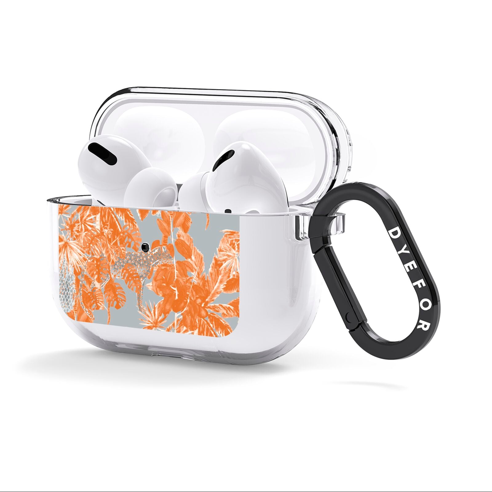 Tropical AirPods Clear Case 3rd Gen Side Image