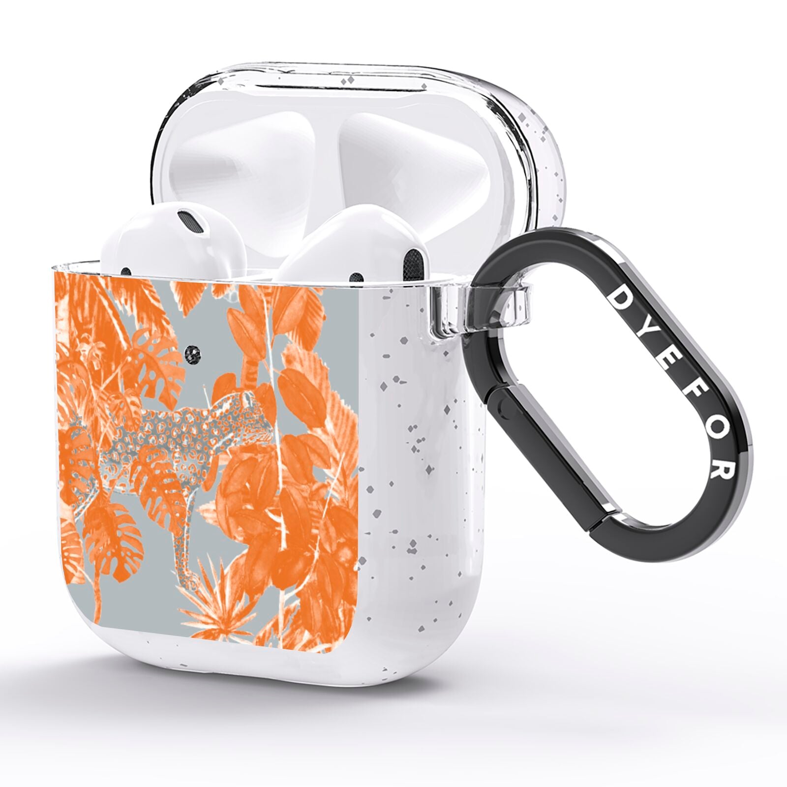 Tropical AirPods Glitter Case Side Image
