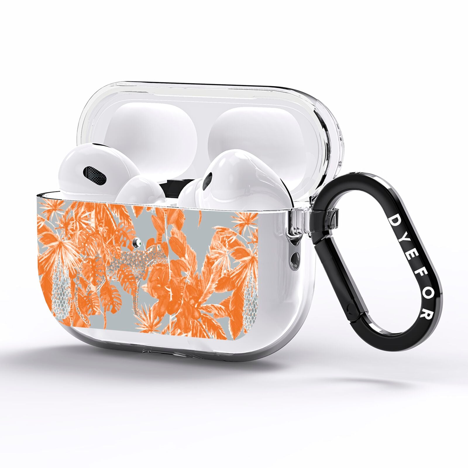 Tropical AirPods Pro Clear Case Side Image