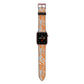 Tropical Apple Watch Strap with Rose Gold Hardware