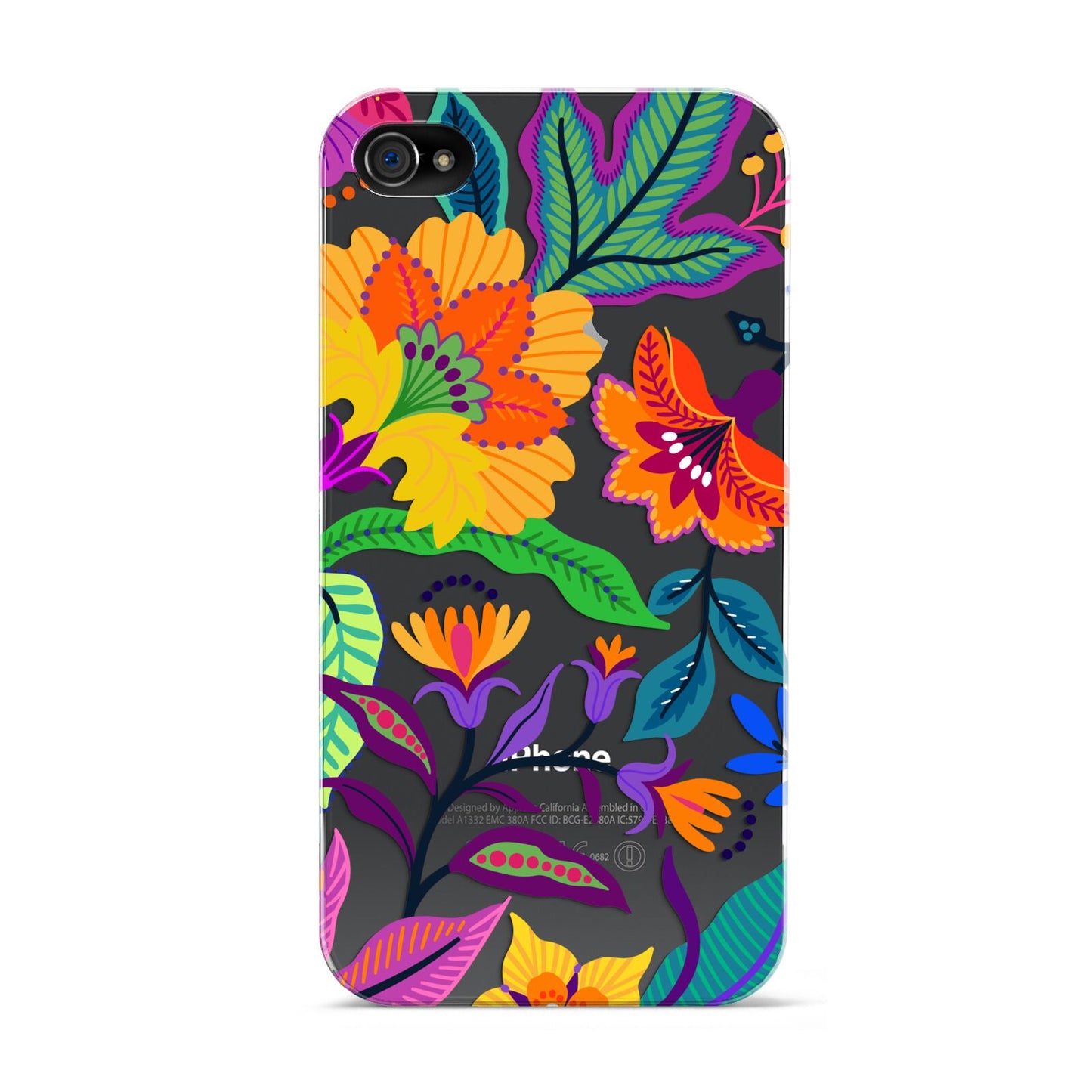 Tropical Floral Apple iPhone 4s Case