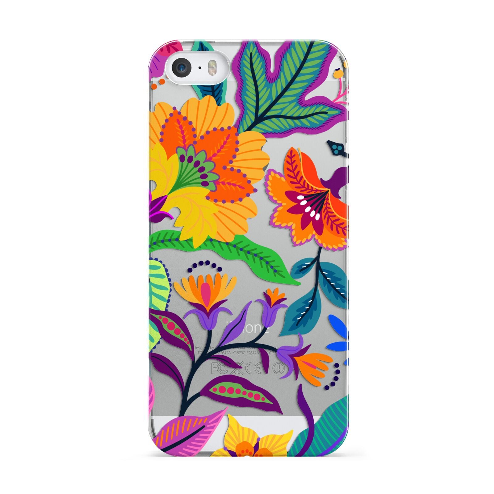Tropical Floral Apple iPhone 5 Case