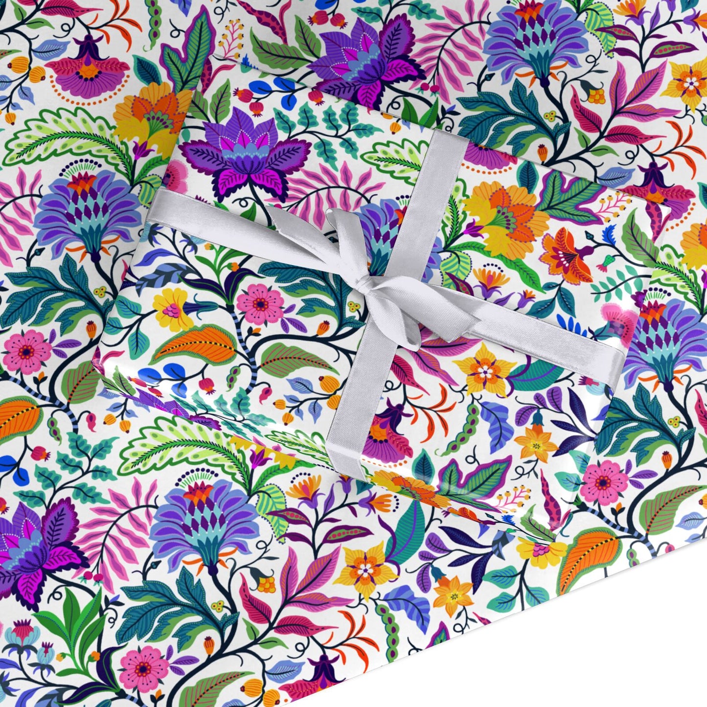 Tropical Floral Custom Wrapping Paper