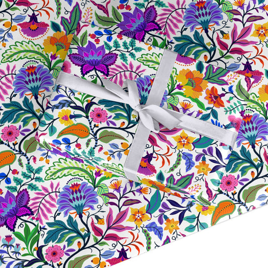 Tropical Floral Custom Wrapping Paper