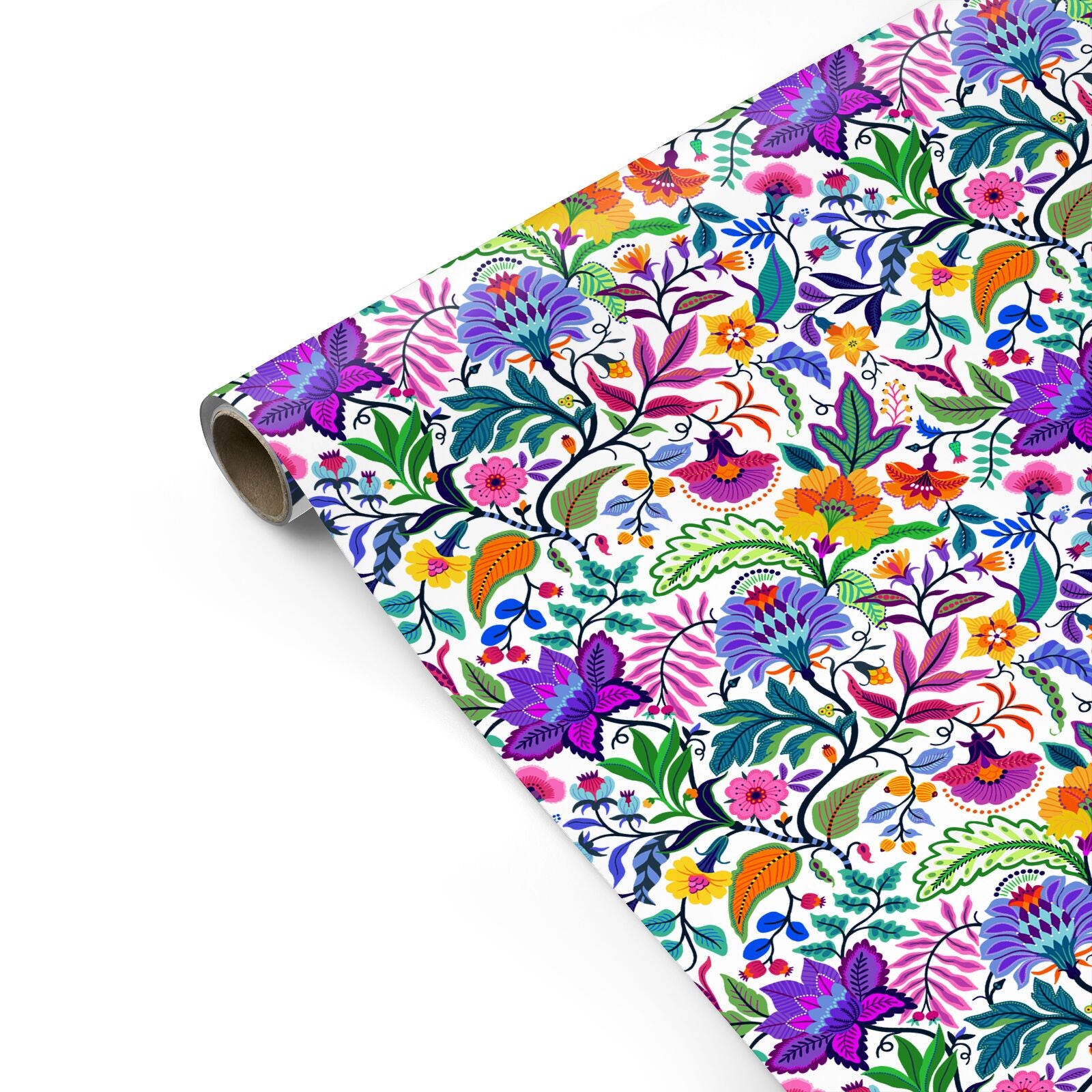 Tropical Floral Personalised Gift Wrap