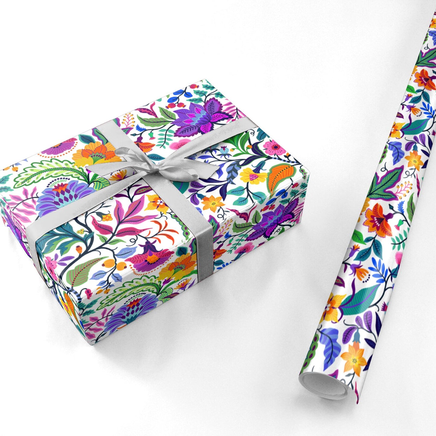 Tropical Floral Personalised Wrapping Paper