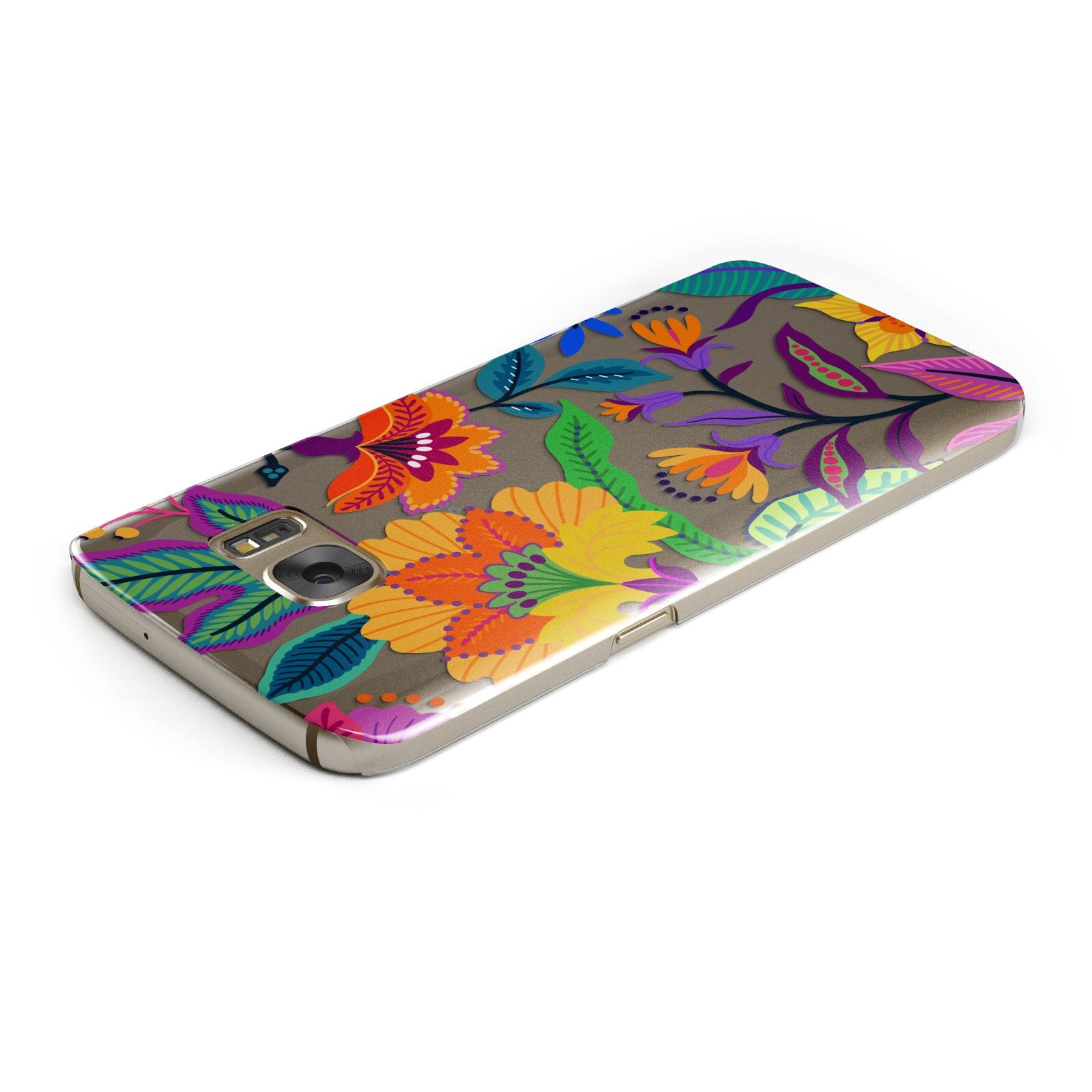Tropical Floral Samsung Galaxy Case Top Cutout