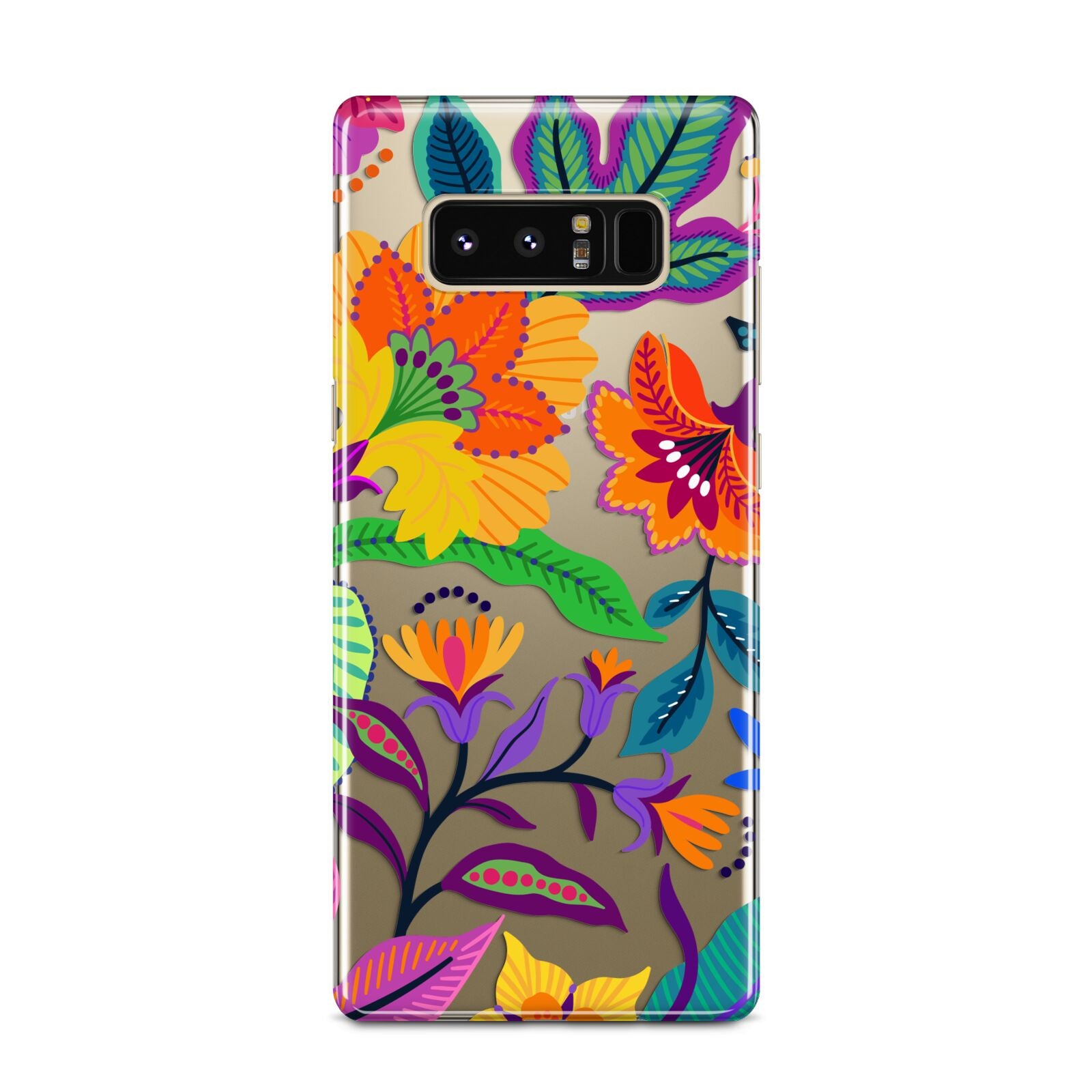 Tropical Floral Samsung Galaxy Note 8 Case
